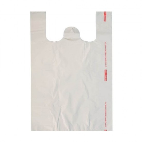 Pungi Biodegradabile Albe 27x8x50, 500 Buc/Bax - Plase Reciclabile