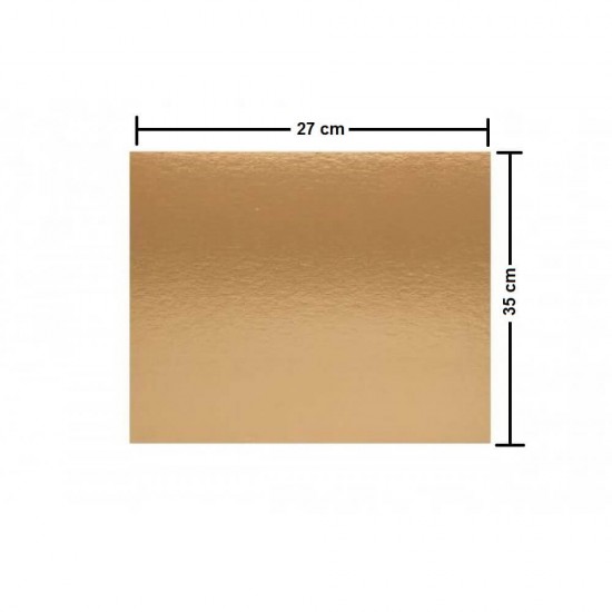 Plansete Aurii din Carton, Dimensiune 27x35 cm, 25 Buc/Bax - Ambalaje pentru Prajituri