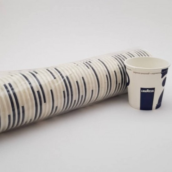 Pahare Cafea din Carton 7 Oz (200 ml), Model Lavazza, 100 Buc/Bax, Pahare pentru Bauturi Calde, Pahare de Cafea, Pahare pentru Cafea, Pahare din Carton, Pahare Lavazza, Pahare Model Lavazza, Pahare Bauturi Calde 