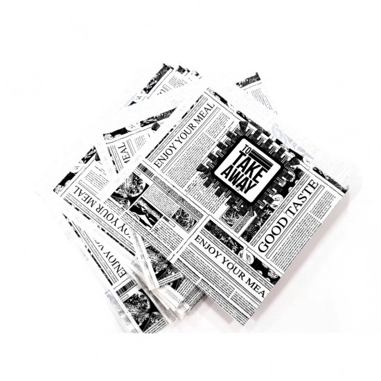 Set 2000 Coltare Hartie Hamburger, 16.5x17 cm, Model Take Away, Ambalaje Hartie Fast Food, Ambalaje Hartie Hamburgeri, Coltare Hartie Hamburgeri, Set Coltare Hartie Imprimata Hamburgeri, Hartie Imprimata pentru Hamburgeri, Coltare Take Away