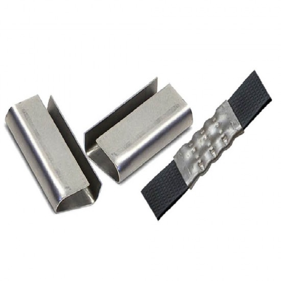 Cleme Metalice Pentru Banda PP, Latime 12 mm, 2000 Buc/Bax - Capse pentru Paleti si Colete