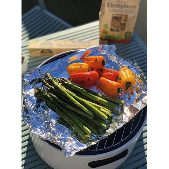 Folie Alimentara Aluminiu BrandPaper, 300mm x 150m, 11 MIC, Folie Impachetare Aluminiu, Folie Aluminiu Alimente, Folie pentru Alimente, Folie din Aluminiu, Folie Aluminiu Bucatarie, Folie din Aluminiu pentru Alimente