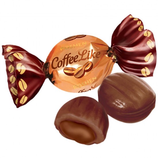 Caramele Roshen Coffee Like, 1Kg, Umplutura de Cafea cu Lapte ,Caramele Cafea, Caramele cu Cafea, Caramele Cafea Roshen, Bomboane Roshen, Bomboane cu Umplutura, Bomboane cu Aroma Cafea, Bomboane cu Cafea, Roshen Bomboane, Roshen Bomboane cu Cafea