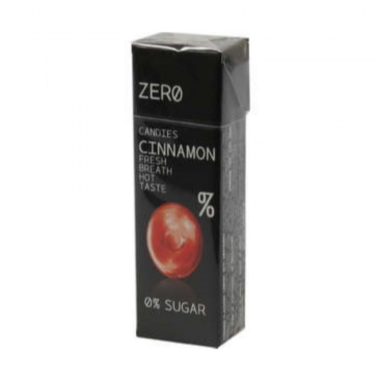 6 Cutii Bomboane cu Scortisoara Zero Ice Blue, 32 g, Bomboane cu Aroma de Scortisoara, Bomboane Zero Ice Blue, Bomboane Zero Zahar, Zero Ice Blue cu Aroma de Scortisoara