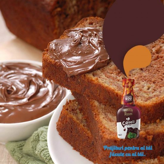 Esenta de Rom Coseli, 38 ml, Esente pentru Prajituri, Esenta de Rom pentru Prajituri, Coseli Esente de Rom, Esenta Rom pentru Deserturi, Esente Sticlute Coseli, Esenta cu Aroma de Rom, Sticluta cu Esenta de Rom