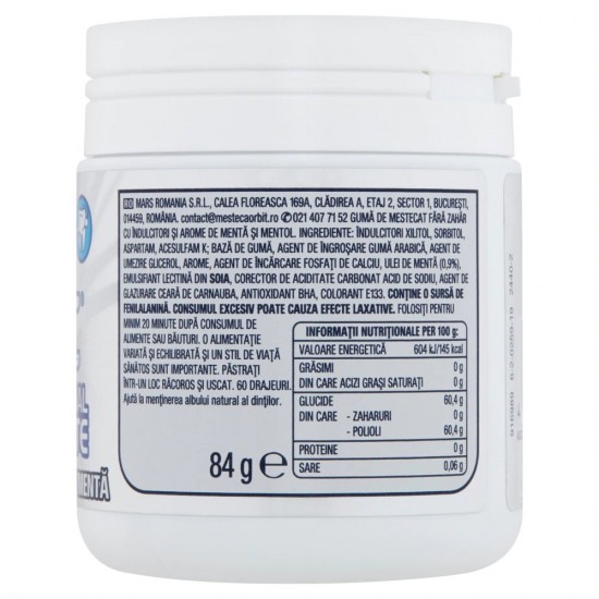 Borcan Guma de Mestecat Orbit Professional White, 60 Buc, Guma pentru Mestecat, Guma Orbit, Guma Mestecat, Guma Mentolata, Guma Aroma de Menta, Guma cu Menta, Pachet Guma Orbit, Pachet Guma de Mestecat, Guma Borcan, Guma Recipient