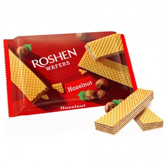Napolitane Roshen, 72 g, Crema Alune, Napolitane, Roshen Napolitane Hazelnut, Napolitane Roshen Alune 72 g, Dulciuri, Napolitane cu Crema, Napolitane Umplutura Alune, Roshen Hazelnut Napolitane Alune