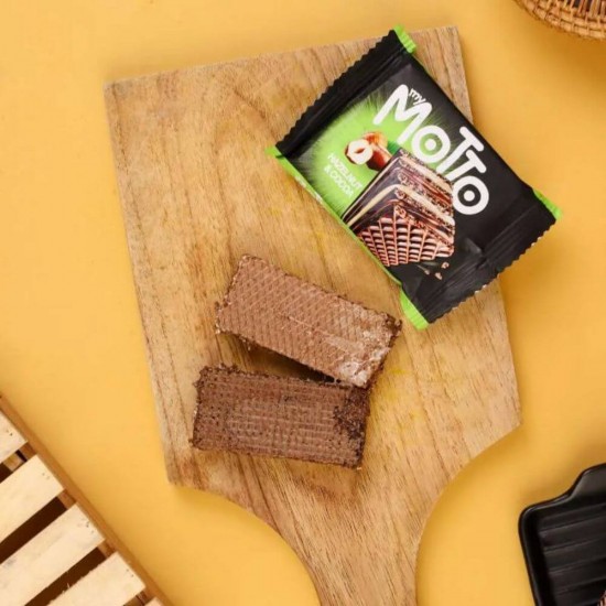 Napolitane My Motto Hazelnut&Cocoa, 34 g, My Motto Hazelnut&Cocoa Napolitane cu Cacao, Napolitane cu Cacao Crema, Napolitane My Motto, Napolitane cu Crema de Cacao My Motto, Napolitane cu Crema de Cacao, My Motto Napolitane, Napolitane