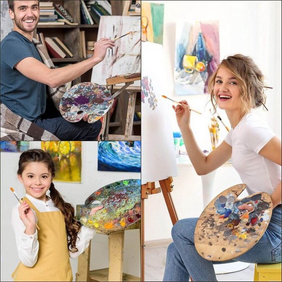 Pensule DACO, 3 Buc/Set, Varf Rotund cu Par de Ponei, Pensula Pictura, Pensule Pictura, Pensule Daco, Pensule Pictura Daco, Pensule Par Ponei, Accesorii Pictura, Pensule Pictura Acrilica, Set Pensule