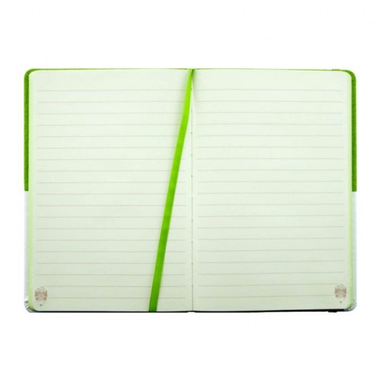 Agenda Dictando Nedatata DACO, 160 File, 14.2x21 cm, Format A5, 70 g/m², Imitatie de Piele/Textil, Alb/Verde, Agenda Nedatata, Agende Birou cu 160 de Foi, Agenda Office cu 160 File, Agende Office de Birou cu 160 File, Agenda Simpla de Birou