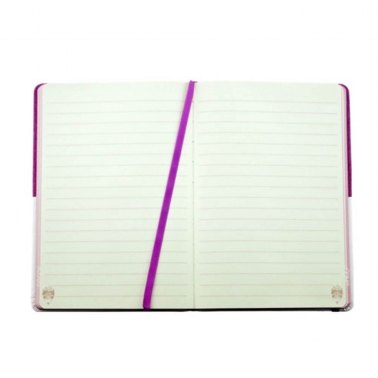 Agenda Dictando Nedatata DACO, 160 File, 14.2x21 cm, Format A5, 70 g/m², Imitatie de Piele/Textil, Alb/Violet, Agenda Nedatata, Agende Birou cu 160 de Foi, Agenda Office cu 160 File, Agende Office de Birou cu 160 File, Agenda Simpla de Birou