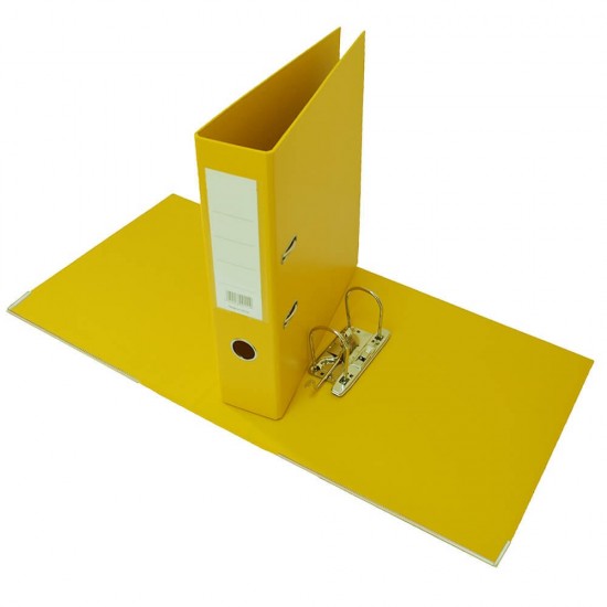 Biblioraft Galben Plastifiat 55 mm - Dosar Arhivare Documente