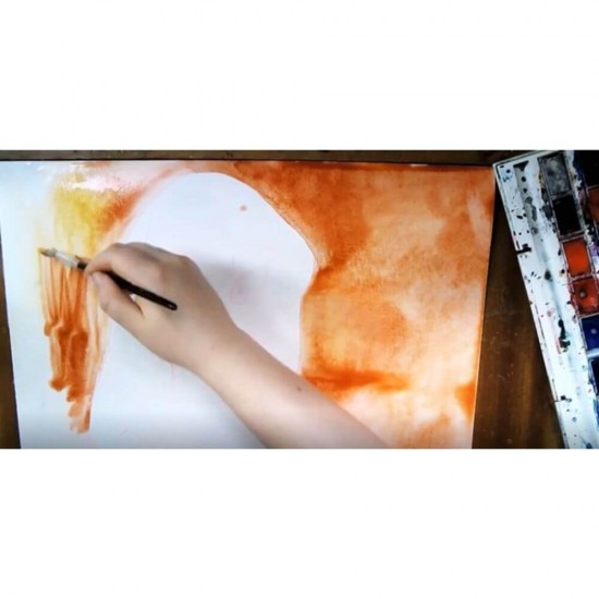 loc Desen Acuarela A4 Daco, 24 File, 190 g/m², Bloc Hartie pentru Acuarele, Hartie Pentru Vopsele Acuarele, Bloc de Desen pentru Culori pe Baza de Apa, Bloc de Desen A4, Blocuri Desen A4, Blocuri pentru Desen, Bloc Desen Pictat