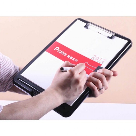 Clipboard A4 DACO cu Cutie, Material Plastic, Culoare Negru, Clipboarduri cu Cutie, Clipboard Documente, Accesorii Documente, Clipboard Office, Clipboard pentru Documente, Clipboard Cutie, Clipboard Prezentare