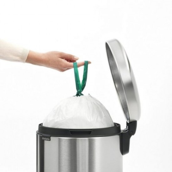 Cos de Gunoi cu Pedala Casa Plastor, 20 L, Inox, Argintiu, Cos cu Pedala, Cos de Gunoi de Inox, Cos Hartie, Cos Gunoi Hartie, Cos Birou, Cos Office, Cosuri Gunoi, Cosuri cu Pedala, Cosuri Gunoi Hartie, Cosuri Birou, Cos din Inox pentru Birou