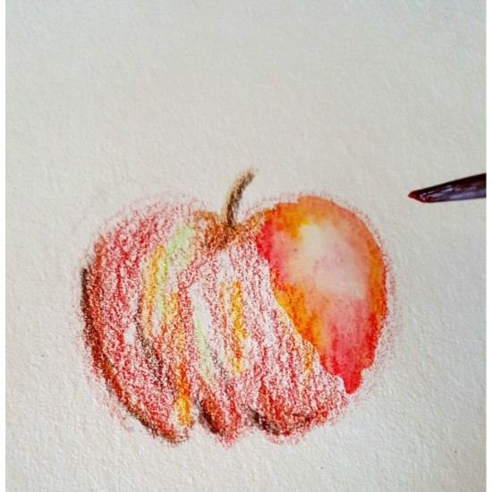 Set 12 Creioane Colorate Acuarelabile Faber-Castell, Hexagonale, Pensula Inclusa, Set Creioane Acuarelabile Faber Castell, Set Creioane Acuarela Faber Castell, Set Creioane Colorate Acuarela Faber Castell, Creioane pe Baza de Apa