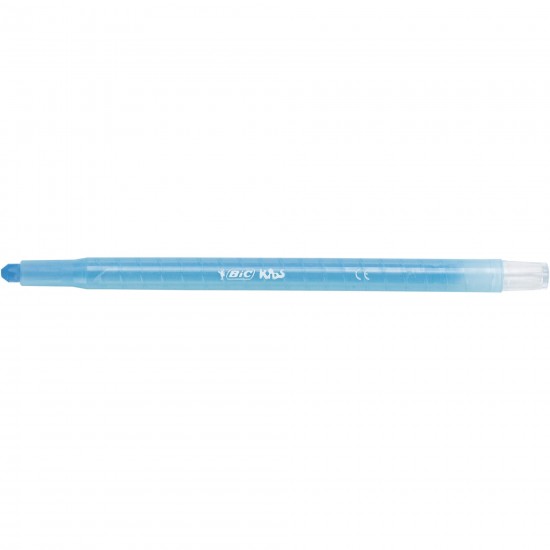 Creioane Cerate Plastifiate BIC Turn&Colour, 12 Buc/Set, Culori Asortate, Creioane Plastifiate BIC, Creion de Colorat, Creioane Cerate BIC pentru Copii, Set 12 Creioane Cerate BIC Turn&Colour, Creion de Ceara Plastifiat pentru Scoala