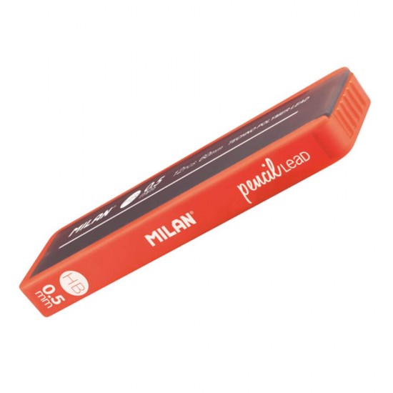 Mine Creion Mecanic MILAN Lead, HB, 0.5 mm, 12 Buc/Set, Set Rezerve Creioane Mecanice HB, Set Mine pentru Creioane Mecanice HB, Rezerva Creion Mecanic 0.5 mm, Mina pentru Creioane Mecanice, Rezerve pentru Creioane Mecanice, Instrumente de Scris
