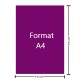 Hartie Autocolanta Color GOLDPAPER A4, 100 File/Set, Mov, 297x210 mm, 80 g/m², Hartie Autocolanta Mov, Set Hartie Autocolanta Mov, Top Hartie Autocolanta, Foi de Hartie A4 Autocolante, Hartie Autocolanta, Etichete Autoadezive