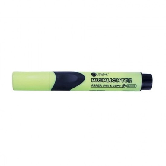 Textmarker cu Grip Willgo, Galben Fluorescent cu Varf Tesit - Evidentiator Text