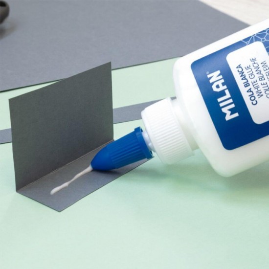 Aracet MILAN, 100 ml, Alb/Transparent, Aracet Transparent MILAN, Araceturi, Aracet pentru Lipit Hartia, Aracet pentru Scoala, Aracet pentru Lucru Manual, Aracet Scolar, Lipici Aracet, Lipiciuri Aracet