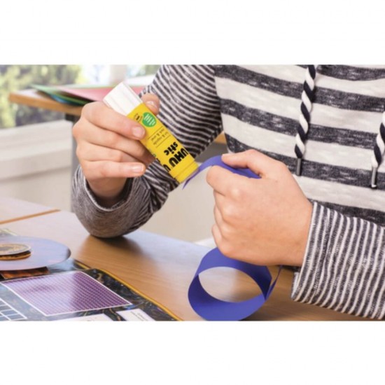 Lipici Solid Stick Hartie UHU, 8.2g, Blister, Fara Solventi, Lipici pentru Uz Scolar, Lipici Scoala, Lipici Solid Mic, Lipici pentru Hartie, Lipici pentru Craft, Lipici Solid cu Uscare Rapida, Lipici Solid Rezistent, Tub Lipici Solid
