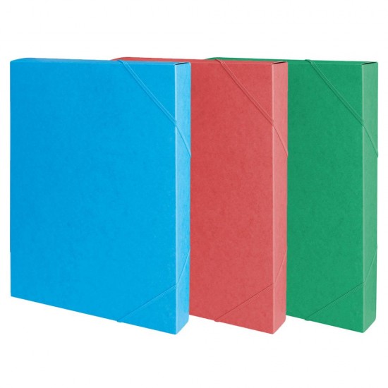 Set 9 Mape A4 cu Burduf 4 cm si Elastic pe Colturi, Carton 450 g/m², Verde, Mapa OFFICE Products, Mapa pentru Documente, Mapa pentru Organizat, Mapa pentru Depozitat 