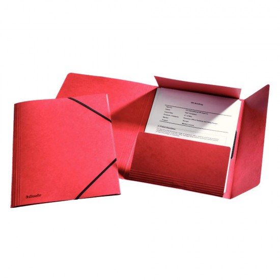 Mapa A4 din Carton cu Elastic Esselte Lux, Rosie, Mapa Carton, Mape A4, Mape cu Elastic, Mapa cu Elastic, Mape Carton, Mape Documente, Mape Esselte, Mape Rosii, Mapa Documente, Mapa Portofoliu, Mape Portofoliu, Mapa Acte, Mape Acte