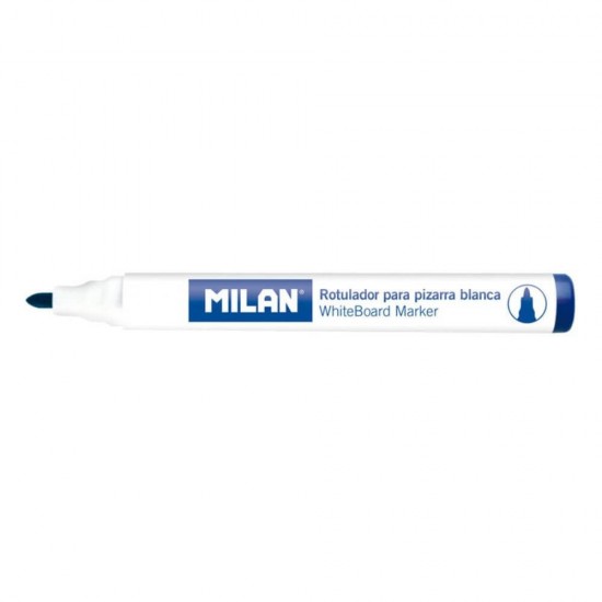 Set 12 Markere MILAN Albastre Pentru Tabla Magnetica, Marker, Marker Albastru, Markere Albastre, Marker cu Cerneala Albastra, Marker Nepermanent Tabla, Markere Nepermanente Tabla, Marker Albastru Tabla Magnetica, Marker Whiteboard