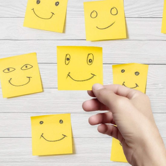 Notite Adezive Q-CONNECT, 76x76 mm, 75 File, 70 g/m², Culoare Galben Neon, Post-it, Sticky Notes, Bloc de Hartie, Memo Adeziv, Articole Hartie, Accesorii Birou