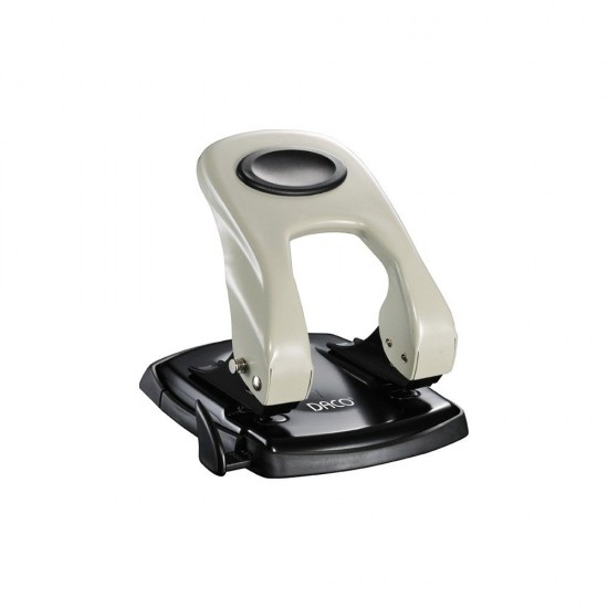 Perforator DACO 40 Coli, Gri, Perforator de Hartie, Perforatoare Manuale pentru Birou, Perforatoare pentru Hartie, Perforator Hartie cu Doua Perforatii, Perforator cu Doua Gauri, Perforatoare de Birou cu Doua Perforatii