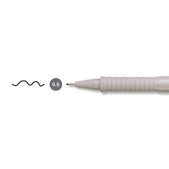 Liner Negru 0.5 mm Faber-Castell Ecco Pigment, Pix Liner Faber Castell, Liner Scriere Neagra, Liner Negru Faber Castell, Liner 0.5 Faber Castell, Liner Faber Castell Ecco Pigment, Liner Negru 0.5 Faber Castell, Fineliner Faber Castell