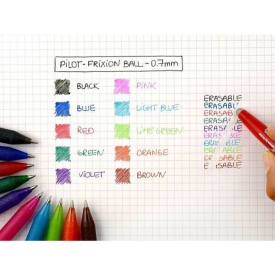 Pix Roller PILOT Frixion, Varf 0.5 mm, Mina Albastra, Corp Plastic cu Radiera, Set de Pixuri, Rollere, Pixuri Scolare, Instrumente de Scris, Pixuri Roller din Plastic, Pixuri Roller, Pixuri Roller Pilot, Pixuri Scoala, Pixuri Albastre, Pix Albastru