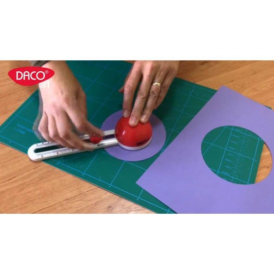 Planseta pentru Lucru Manual/Taiere Daco, A4, 0.2 cm, Plastic, Verde, Plansete Lucru Manual, Plansa Modelat Plastilina, Planse pentru Modelat A4, Planseta Gradata pentru Taiat, Planseta cu Grila pentru Masurarea si Taiarea Hartiei