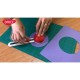 Planseta pentru Lucru Manual/Taiere Daco, A4, 0.2 cm, Plastic, Verde, Plansete Lucru Manual, Plansa Modelat Plastilina, Planse pentru Modelat A4, Planseta Gradata pentru Taiat, Planseta cu Grila pentru Masurarea si Taiarea Hartiei