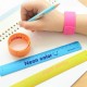 Rigla Flexbila din Silicon Deli Neon Color, Dimensiune 18 cm, Albastra, Rigla, Rigla Flexibila, Rigla din Silicon, Rigla Deli, Rigla din Silicon Deli, Rigla Silicon Deli, Rigla 18 cm, Rigla din Silicon 18 cm, Rigla Gradata