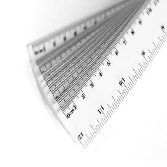 Rigla Transparenta din Plastic, 40 cm - Instrumente Geometrie