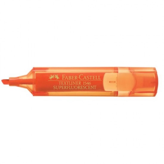 Textmarker 1546 Faber-Castell, Portocaliu Super Fluorescent, Evidentiator Faber-Castell, Evidentiatoare Faber-Castell, Markere Faber-Castell, Markere Faber-Castell Permanente, Marker de Scris, Textmarkere Faber-Castell, Highlighter Fluorescent