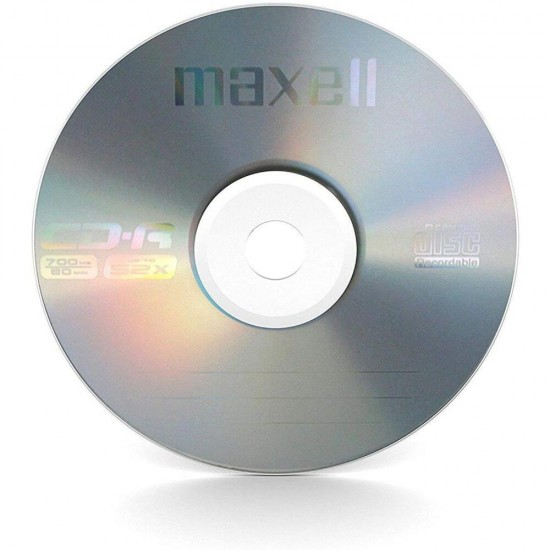 Set 25 CD-R Inscriptibil Maxell cu Suport, Capacitate 700 Mb, Viteza 52x, Maxell Set CD-uri, Maxell CD Inscriptibil, CD-R Inscriptibil 52x700 Mb, Set CD-R Maxell 52x700 Mb, Cd-uri Printabile pentru Muzica