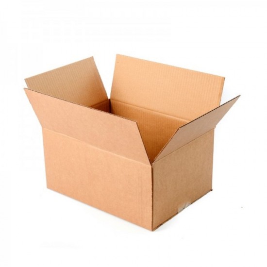 Set 10 Cutii Clasice, 300x215x140 mm, Carton Natur Ondulat in 3 Straturi, Cutie Clasica, Cutie pentru Ambalare si Depozitare, Cutie Carton, Cutie Transport, Arhivare si Organizare, Cutie Clasica Carton, Cutii Clasice din Carton