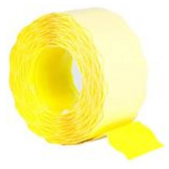 Set 20 Role Etichete de Pret Galbene 26x16 mm, 1000 Etc/Rola - Etichete Autoadezive Colorate