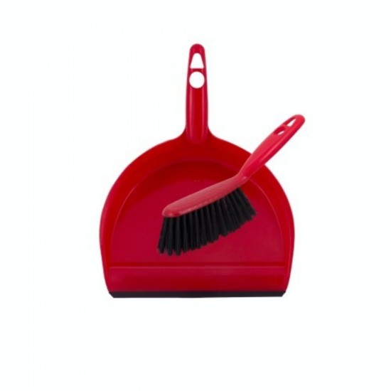 Set Faras cu Lamela si Perie OTI, 33x24x38 cm, Polipropilena, Diverse Culori, Set Faras si Perie, Set pentru Menaj, Seturi cu Faras si Perie din Plastic, Set Perie si Faras din Plastic, Articole Curatenie