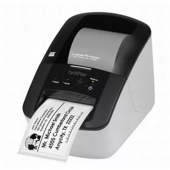 Imprimanta pentru Etichete Brother QL-700, Rezolutie 300DPI, Interfata USB si Auto-Cutter