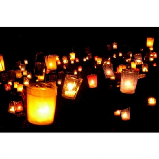 Candela Ecologica, Timp Ardere 96 h, 180x62 mm, Culoare Rosie, Lumanare Candela, Lumanari si Candele Ecologice, Candele Ecologice, Candele pentru Exterior, Candele pentru Sarbatori, Candele Ardere 96 h, Candela cu Capac Metalic