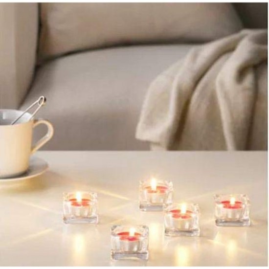  Lumanari Pastile Parfumate cu Merisoare, 6 Buc/Set, Timp de Ardere 4.5 h, Lumanare Parfumata, Lumanari Parfumate  pentru Camera, Lumanari Parfumate Decorative