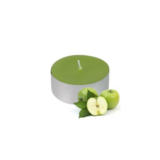  Lumanari Pastile Parfumate cu Mar Verde, 6 Buc/Set, Timp de Ardere 4.5 h, Lumanare Parfumata cu Mere Verzi, Lumanari Pafumate pentru Camera, Lumanari Pafumate Decorative