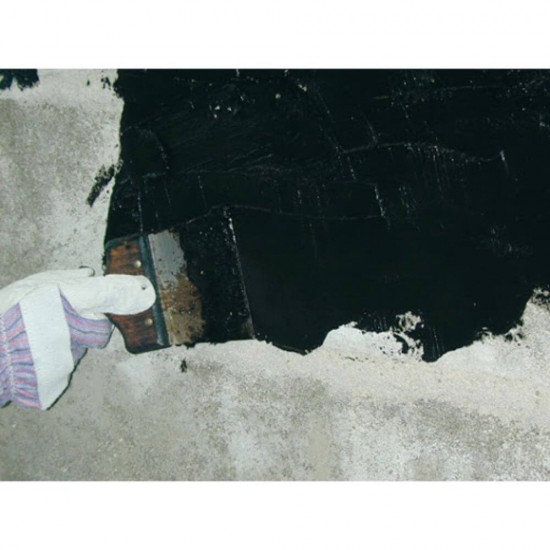 Hidroizolatie Beton Hermes Asphalt Coat, 19 kg, Invelis Asfalt, Emulsie Bituminoasa de Impermeabilizare cu Agenti de Umplere, Hidroizlotatie Bituminoasa, Hidroizolatie pe Baza de Bitum, Solutie Impermeabilizare Beton