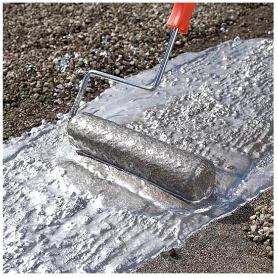 Lac Asfaltic Hermes Silver Bitume, 5 L, Argintiu, Anti UV, Lac Asfaltic cu Pasta de Aluminiu, Lac Asfaltic Impotriva Radiatilor UV, Lac Protejare Solutii Bituminoase, Lac protejare Hidroizolatie, Solutie Protectie Hidroizolatie Bituminoasa