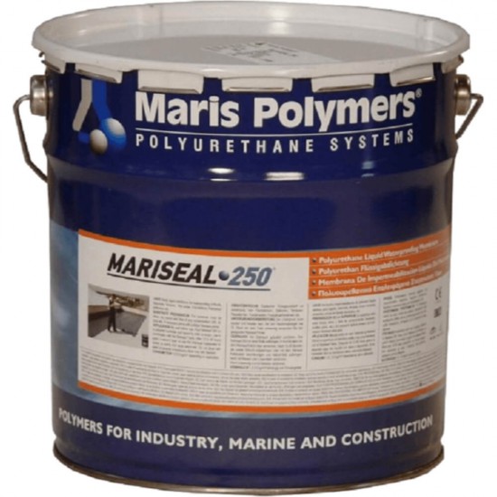 Invelis Poliuretanic Monocomponent MARIS POLYMERS 6 Kg, Mariseal 250, Membrana Hidroizolanta, Gri, Membrana Poliuretanica pentru Hidroizolatii, Invelis Hidroizolant pentru Acoperis, Membrana Poliuretanica pentru Hidroizolatii
