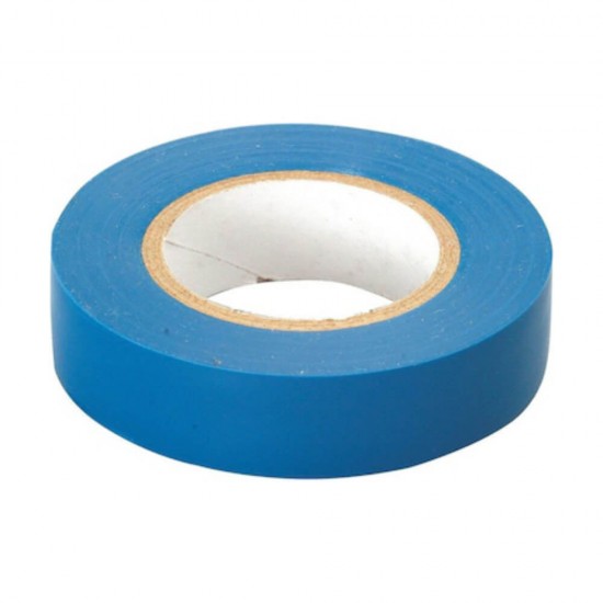Banda Izolatoare Albastra, 19mm x 10m, Banda Izolatoare Adeziva, Benzi Izolatoare Colorate, Banda Izolatoare Plastic, Banda Izolatoare Imporiva Caldurii, Banda Izolatoare Ieftina, Banda Izolatoare Colorata